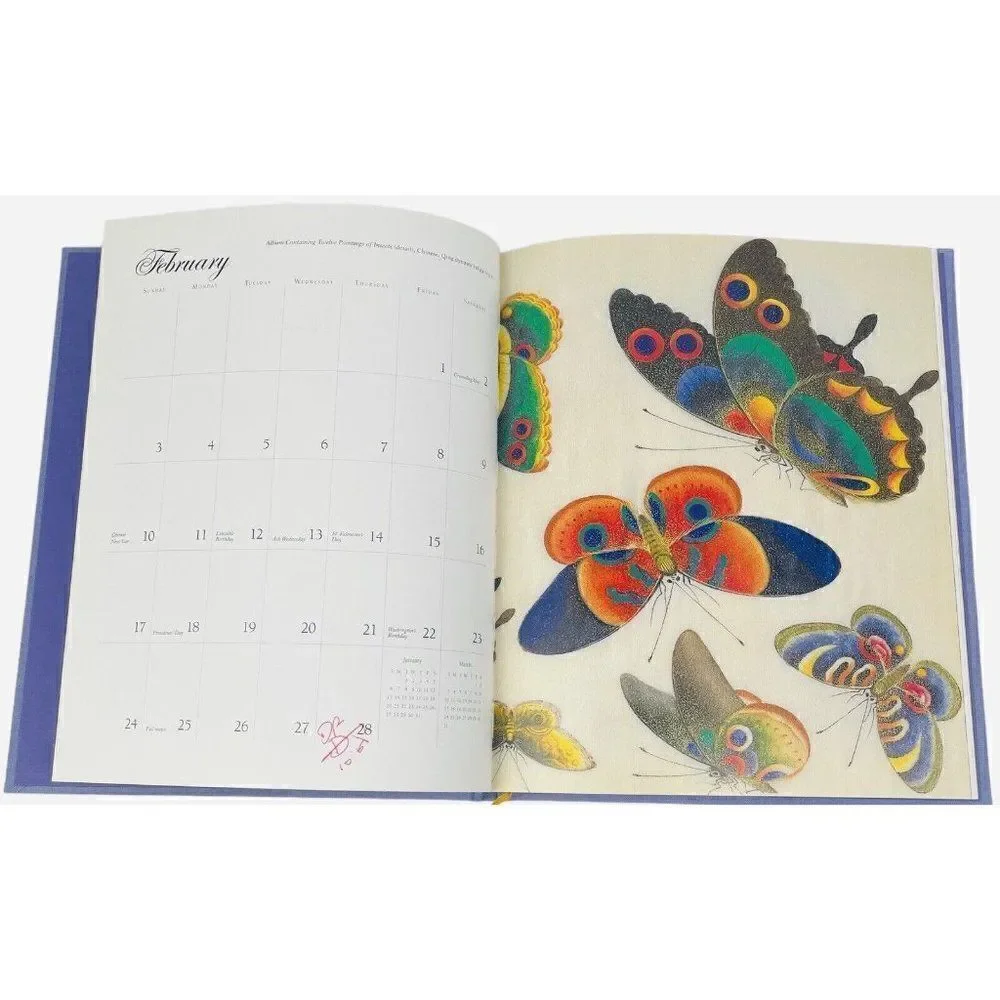Metropolitan Museum of Art Calendar Book Set of 2013 Butterflies 2015 Tulips HC